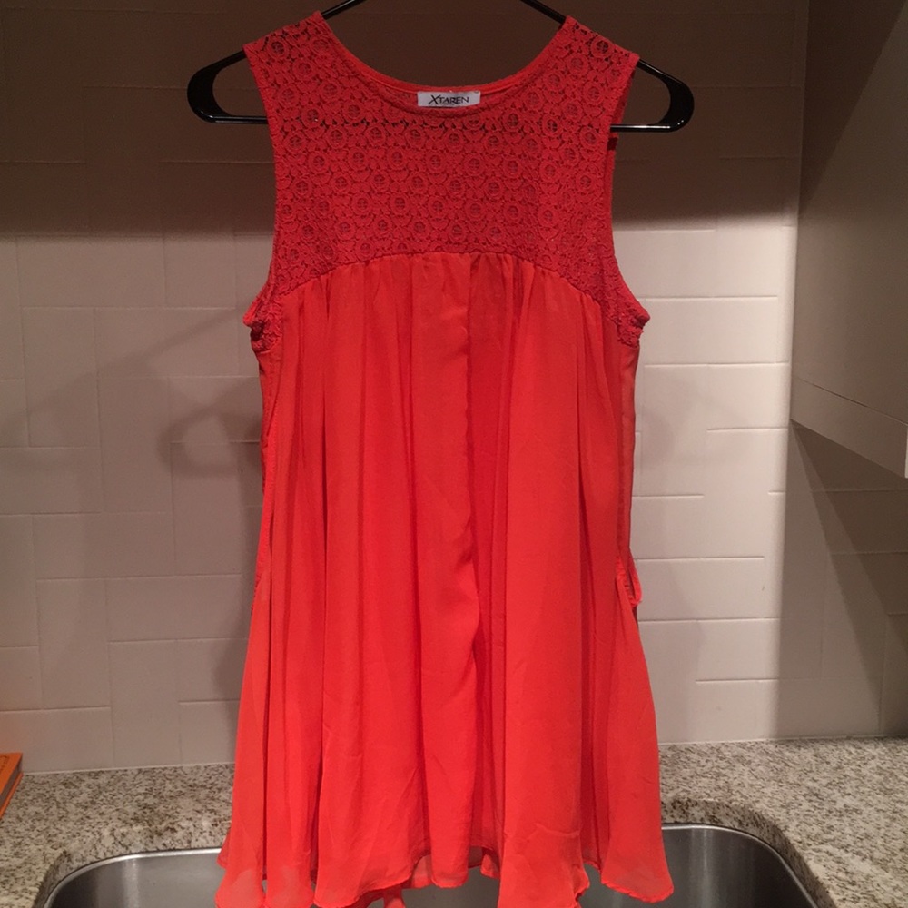 Red dress